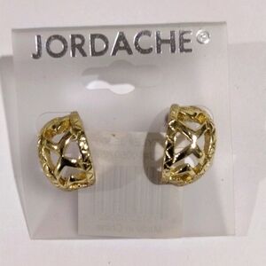 Jordache Polished gold tone Post Earrings - Women's Fashion Jewelry